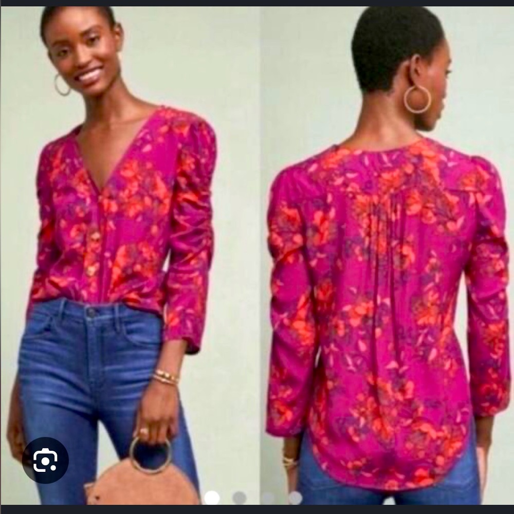 EUC Maeve by Anthropologie jourdain blouse